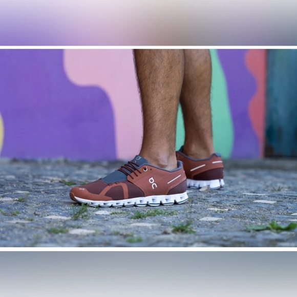 On Running Other - On Cloud Mesh Men's Low-Top Shoes in Russet Cocoa
